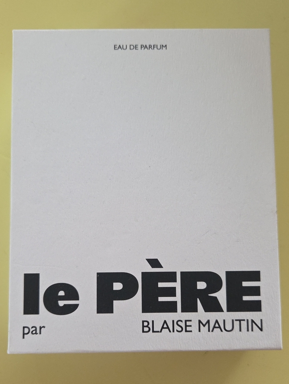 le PÈRE Blaise Mautin Eau de Parfum - Sample White Box